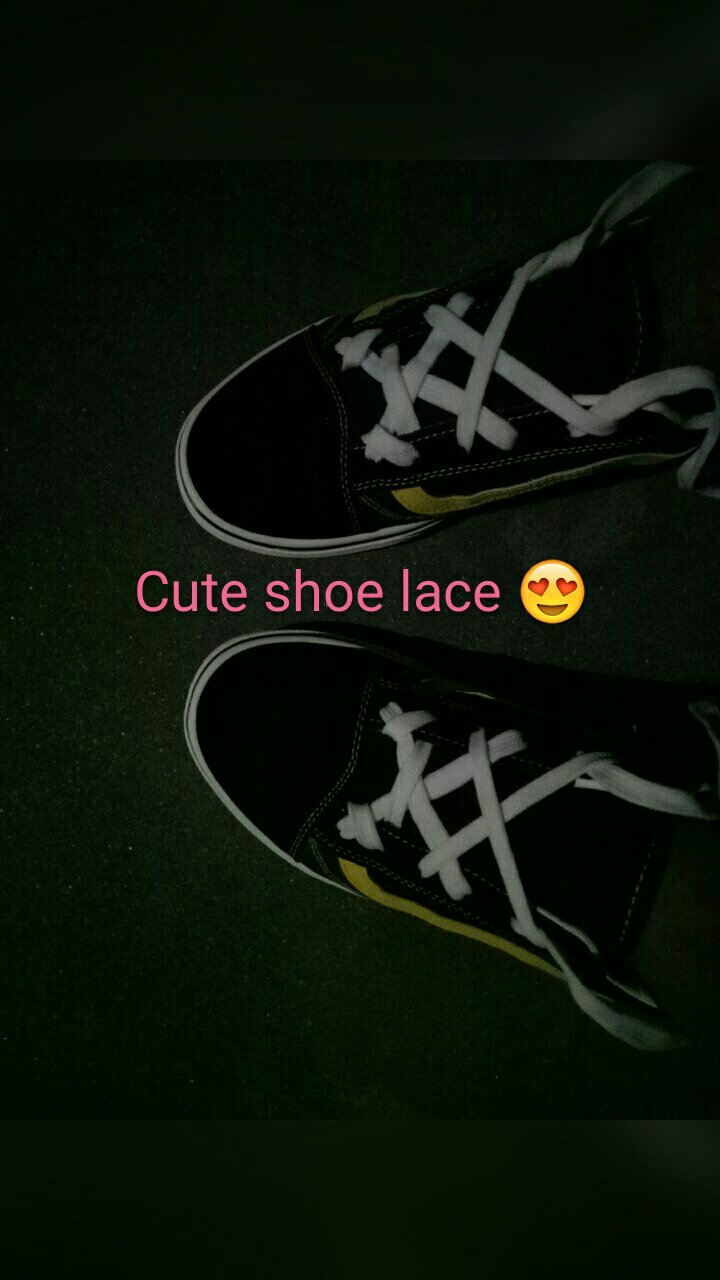 Cute shoe lace 😍
